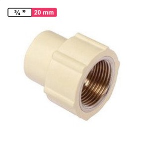 Winmax CPVC Brass FTA 0.75inch 20mm