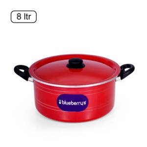 Blueberry Biriyani Pot Aluminum 8L Red