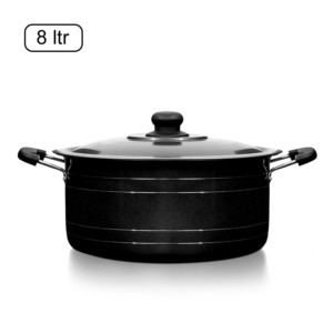 Blueberry Biriyani Pot Aluminium 8L Black
