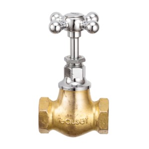 Eauset Concealed stop Cock 25mm with cross handle