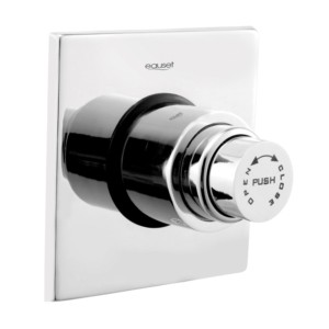 Eauset Water Divertor Double Flow concealed type with control cock operation 40mm with Square Flange