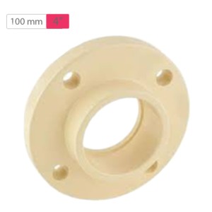 Finolex CPVC Flange with Gasket Open 100mm 4inch SCH80