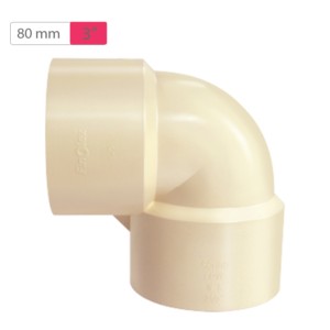 Finolex CPVC Elbow 90° 80mm 3inch SCH80