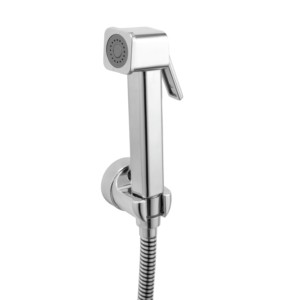 Eauset Health Faucet with 1 meter PVC pipe silver black