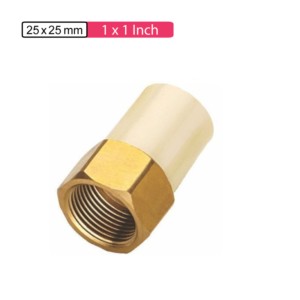 APL Apollo CPVC Female Adaptor with Hexaganol Brass Insert 1x1inch 25x25mm SDR11