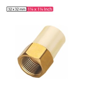 APL Apollo CPVC Female Adaptor with Hexaganol Brass Insert 1.25x1.25inch 32x32mm SDR11