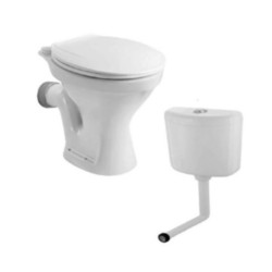 Jaquar Continental 365x555x400mm P Trap EWC with Wall Hung Cistern