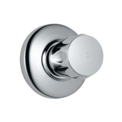 Jaquar Continental Flush Cock with Wall Flange 25mm with Plain Knob