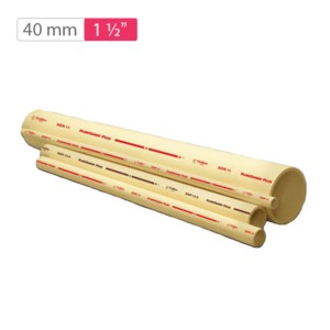 Finolex CPVC SDR11 40mm 1.5inch 5meter Pipe