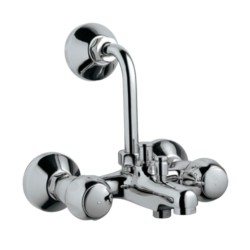 Jaquar Clarion Wall Mixer 3-in-1 System with Provision for both Hand Shower & Overhead Shower