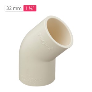 Finolex CPVC Elbow 45° 32mm 1.25inch SDR11