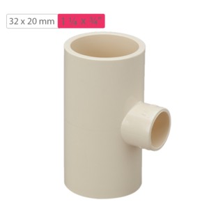 Finolex CPVC Reducing Tee 32x20mm
