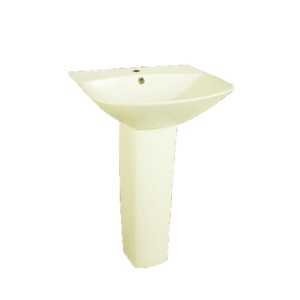 Rak Caspar 560x470x140 Wash Basin Ivory with Caspar Full Pedestal