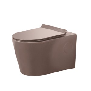 Varmora GlaceTone Colonna 550x360x360mm Choco Wall Hung Water Closet