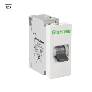 Crabtree 32A SP C Mini MCB White