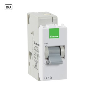 Crabtree Signia 10A SP C Mini MCB White