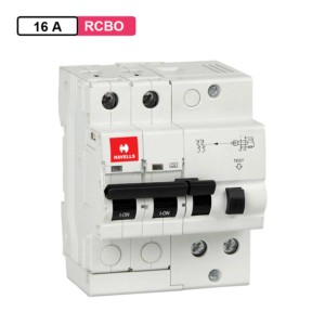 Havells Electromechanical 2P RCBO 16A DHBMACDP4300016
