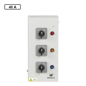 Havells Phase Selector Enclosure Vertical Regal Grey 40A