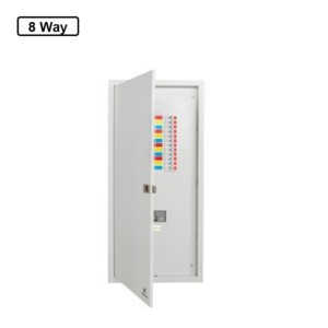 Havells TP&N Vertical Loadline 8Way Double Door Distriibution Board DHDLVDRWAOFO08