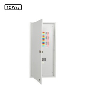 Havells TP&N Vertical Loadline 12Way Double Door Distriibution Board DHDLVDRWAOFO12