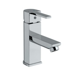 Jaquar D'Arc Single Lever Basin Mixer without Popup Waste System with 450mm Long Braided Hoses