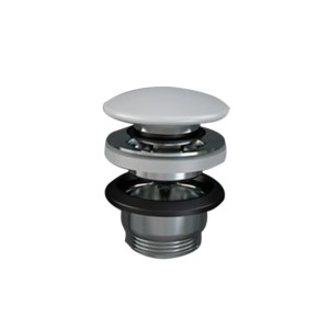 Rak Ceramic Click Clack Popup Waste Matt White