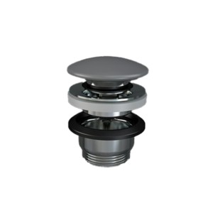 Rak Ceramic Click Clack Popup Waste Matt Grey