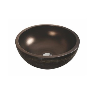 Somany Daisi 410x410x170mm Table Top Wash Basin With Chrome Plated Pop up Waste Coupling