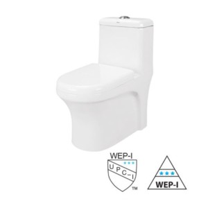 Somany Damak 360x660x735mm P-Trap 180mm One Piece Water Closet with Wash Down Flush system