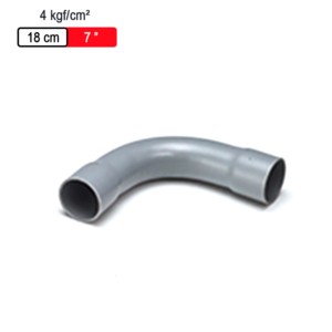 Astral Aquasafe Solvent Fitted Fabricated Fittings Bend 45° 4kgf/cm² 18cm 7inch