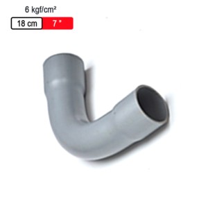 Astral Aquasafe Solvent Fitted Fabricated Fittings Long Bend 90° 6kgf/cm² 18cm 7inch