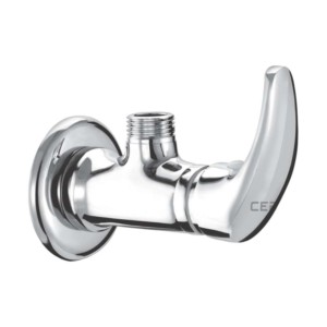 Cera Platinum Angle cock with wall flange