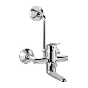 Cera Platinum Wall mixer with bend pipe for overhead shower