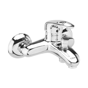 Cera Carbon Single lever wall mixer with provision for telephonic hand shower