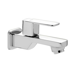 Cera Ruby Bib cock with wall flange and aerator