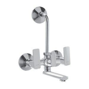 Cera Ruby Wall mixer with bend pipe for overhead shower