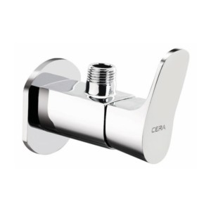Cera Perla Angle cock with wall flange