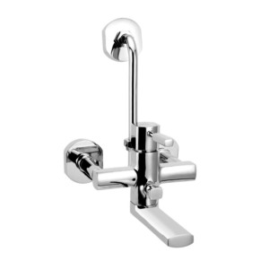 Cera Gayle Single lever wall mixer with bend pipe for overhead shower