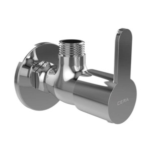 Cera Victor Angle cock with wall flange