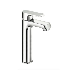Cera Chelsea Single lever basin mixer with 305 mm (12inch) extended body and 600 mm braided connection pipe (without pop-up)