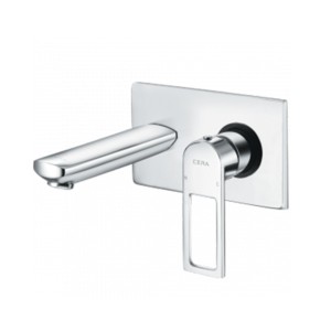 Cera Winslet Wall mounted single lever basin mixer consisting of exposed part and concealed part