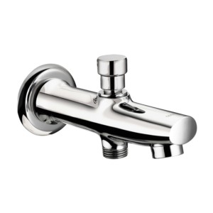 Cera Bath tub spout with wall flange and button arrangement for telephonic shower (F2001662)