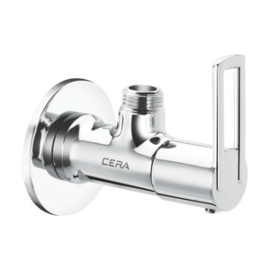 Cera Topaz Angle cock with wall flange