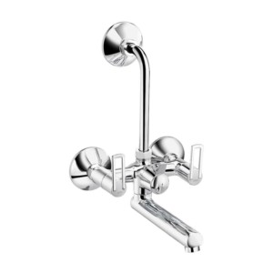 Cera Topaz Wall mixer with bend pipe for overhead shower