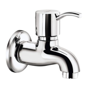 Cera Crayon Bib cock with wall flange and aerator