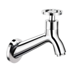 Cera Drive Bib cock with wall flange and aerator