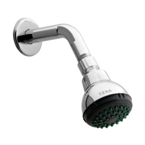 Cera Overhead shower 70mm dia with 235mm long shower arm