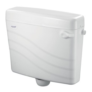 Eauset Novel Wall-hung Flushing Cistern Single 420x375x125 Star White