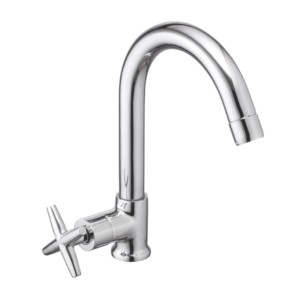 Eauset Cario Swan Neck Pillar Cock Left