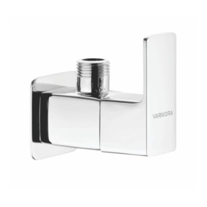 Varmora Quad Angular stop cock with wall flange